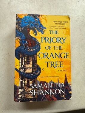 The Priory of the Orange Tree by Samantha Shannon - Yellow & Blue Cover